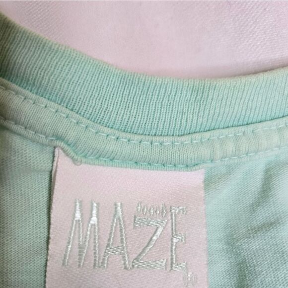 VINTAGE 90s mint green kittens in the rain short sleeve unisex tee shirt L - Picture 5 of 11